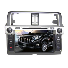 2DIN lecteur DVD de voiture digne des Toyota Prado 2014 avec système de Navigation GPS Radio Bluetooth stéréo TV